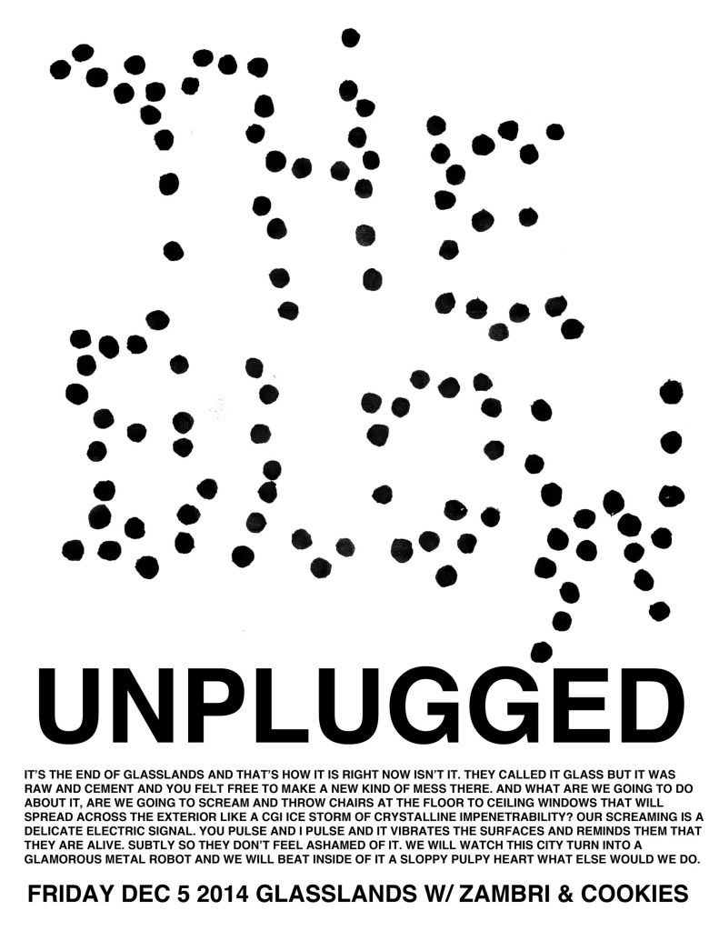 BLOW DOTS UNPLUGGED POSTERwebsitesize